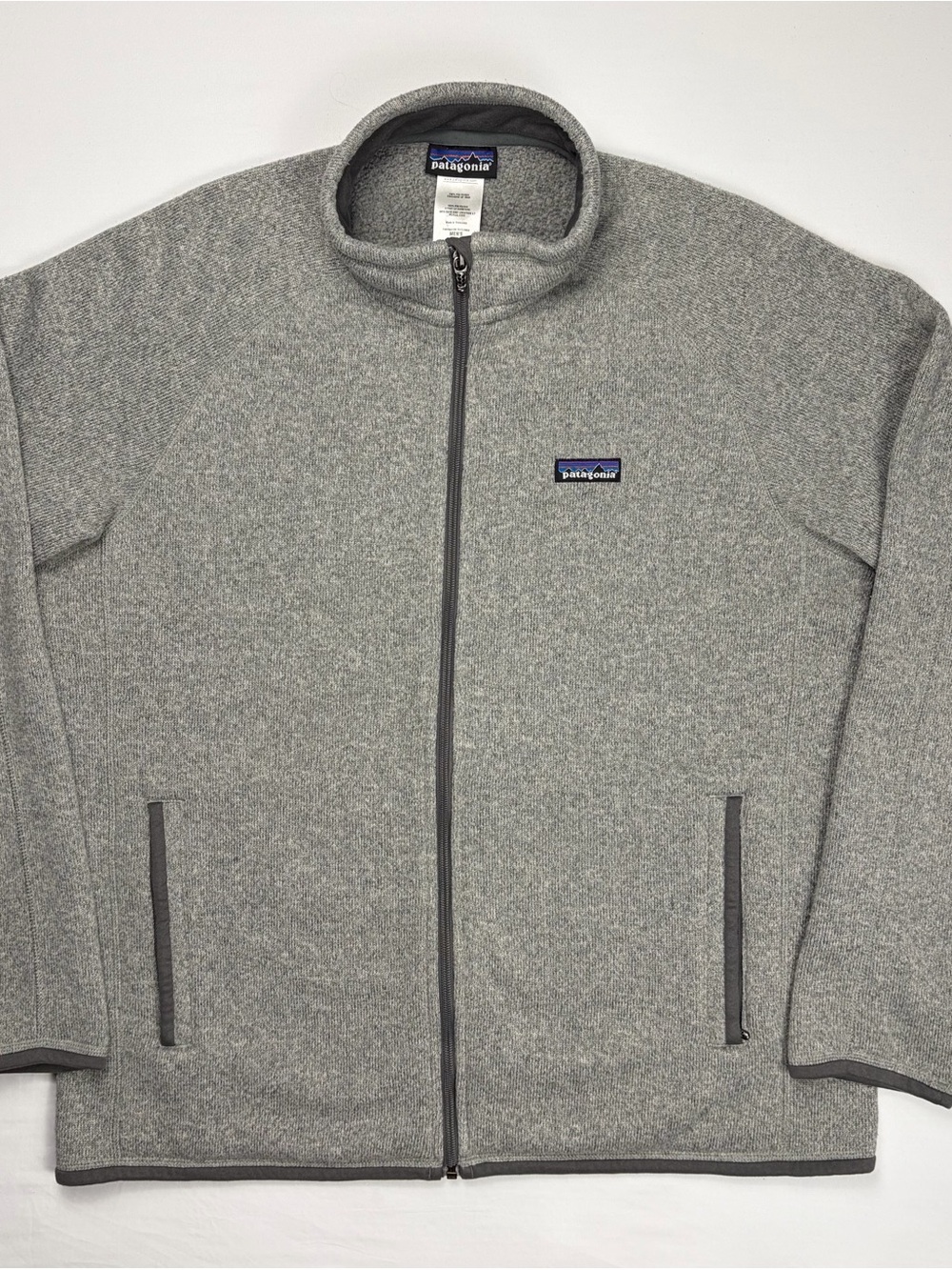 Patagonia Better Sweater Jacket Full Zip Mens L Gray Outdoors Hiking Fishing